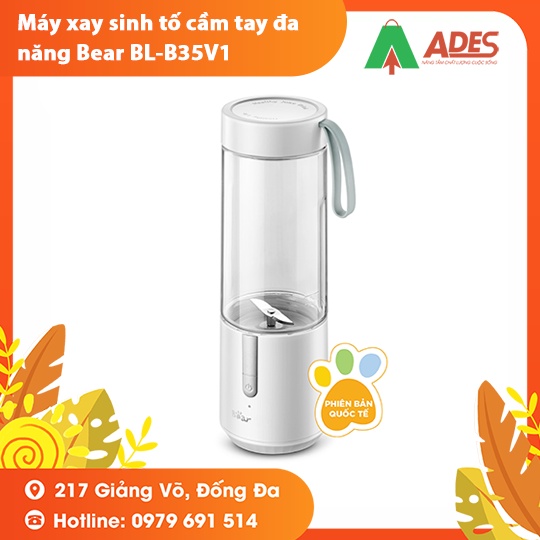 [Mã 154ELSALE2 giảm 7% đơn 300K] Máy xay sinh tố cầm tay đa năng Bear BL-B35V1 - Bảo hành Chính hãng