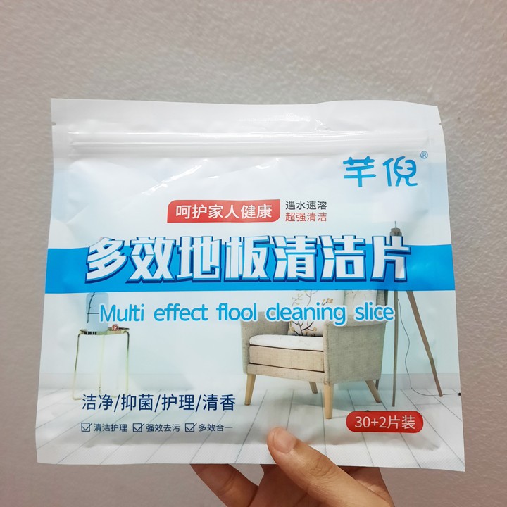 Gói 30 miếng khăn giấy lau sàn dạng hòa tan bằng công nghệ nano tân tiến (KLS30)