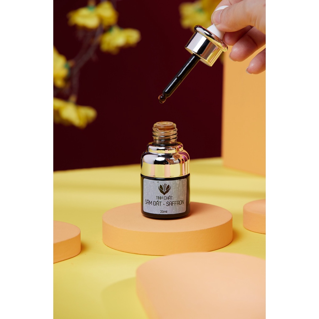 Tinh Chất Sâm Đất Saffron Dr Cell Giảm Mụn kích ứng, mụn viêm, mun do corticoid,Se Khít Lỗ Chân Lông 20ml - CL08