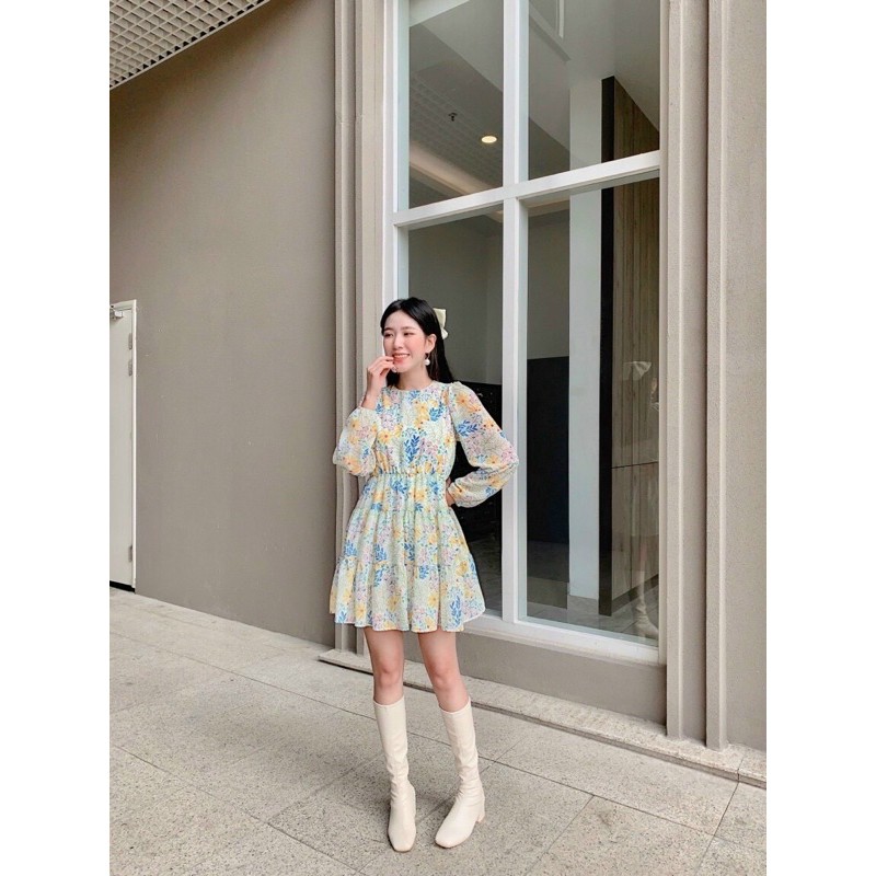 Đầm hoa xoè nhí