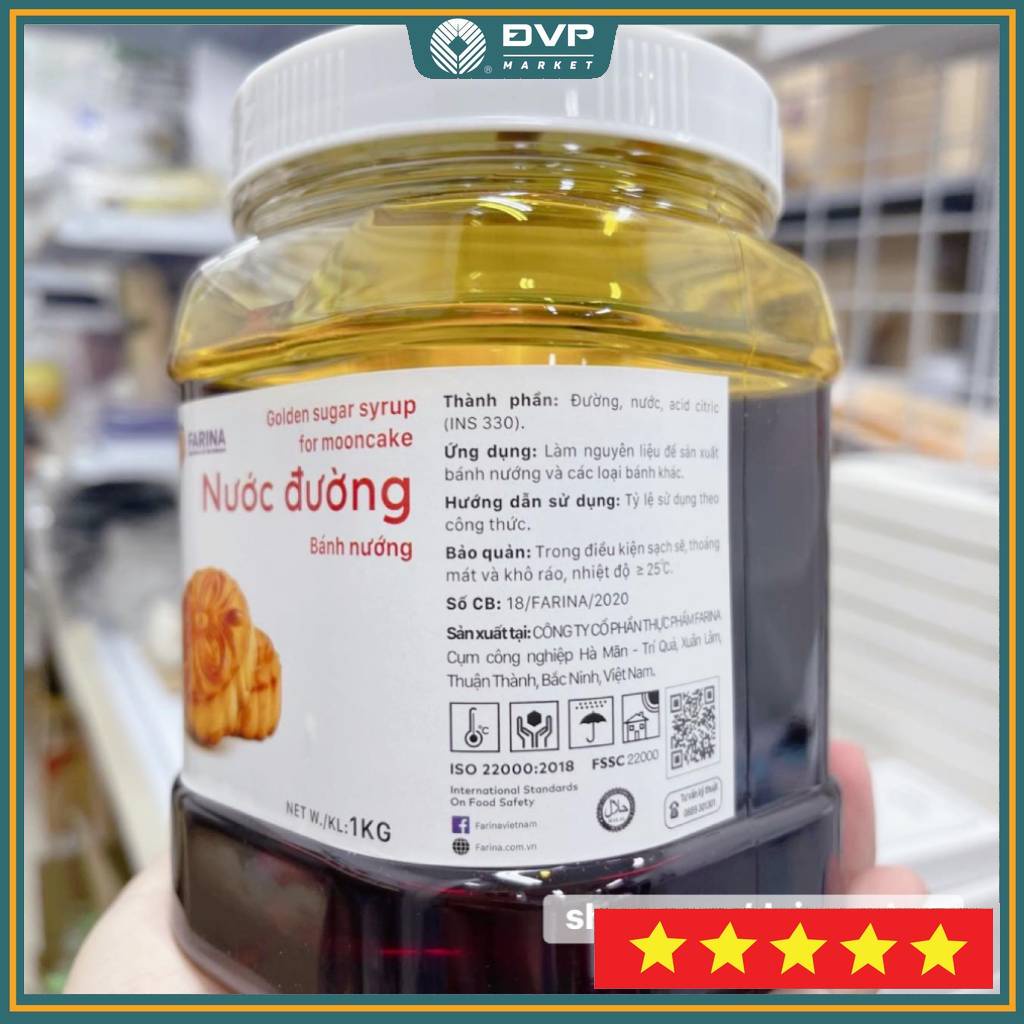 Nước đường Farina làm bánh nướng trung thu 1kg