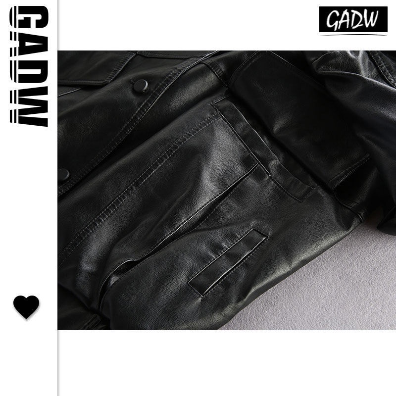 Áo Khoác Da PU Thời Trang Âu Mỹ Cá Tính Cho Nam Nữ 2022