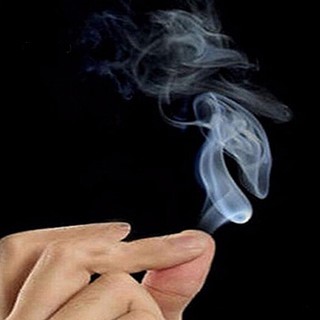 5Pcs Close-Up Magic Gimmick Prop Fantasy Finger Trick Mystic Finger Smoke Paper