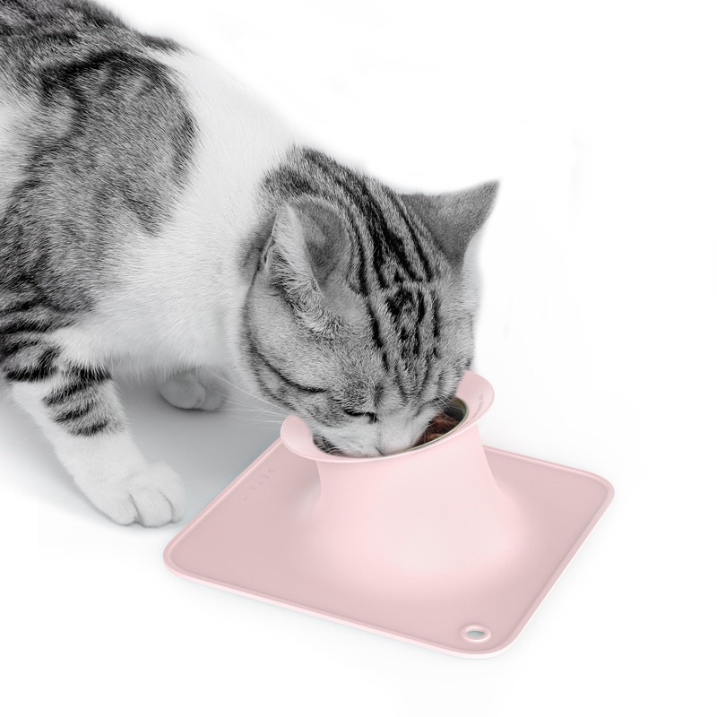 Bát ăn silicon Petkit chống gù lưng cho cún mèo