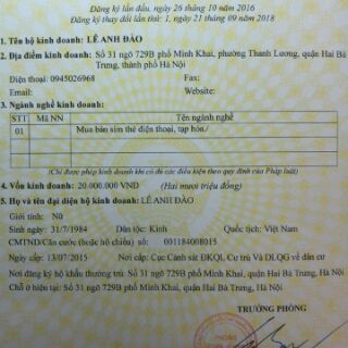 Thẻ mobi 100K