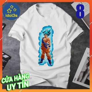 [6 mẫu] Áo thun in hình Songoku Super Sayan - Dragon Ball (7 Viên Ngọc Rồng) - Phần 2