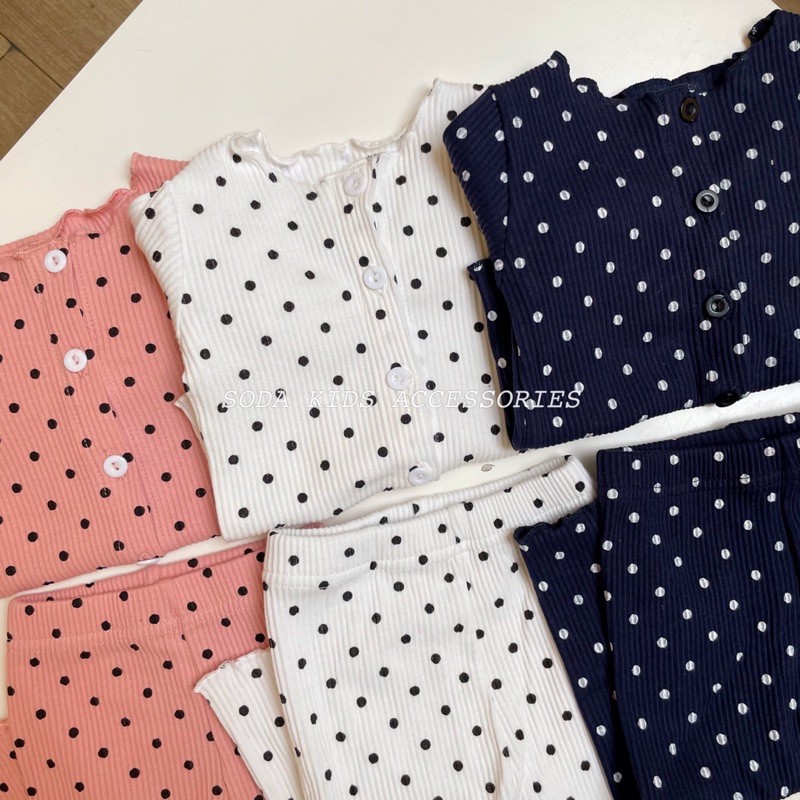 Set quần áo băng đô thun gân (Ảnh thật)