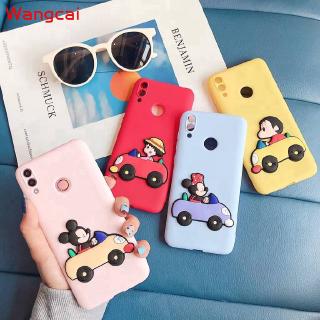 Ốp lưng hình mickey cho Xiaomi Mi 9 Pro Mix 3 2s 2 Note 3 Pocophone F1 9 8 SE Minnie Crayon Shinchan Cartoon