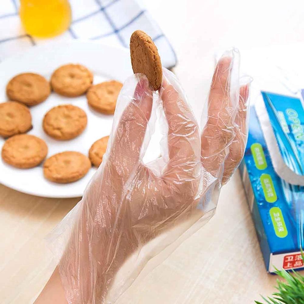 Găng Tay Làm Bếp Trong Suốt Sử Dụng 1 Lần Tiện Lợi