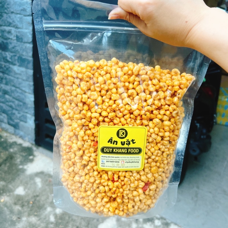 1kg BẮP CHIÊN GIÒN TẨM GIA VỊ TÚI ZIP