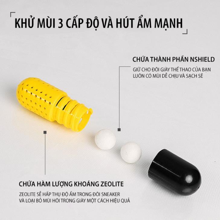 Viên nang khử mùi, khử khuẩn, hút ẩm, tạo hương thơm cho giày, quần áo, máy ảnh - hickies