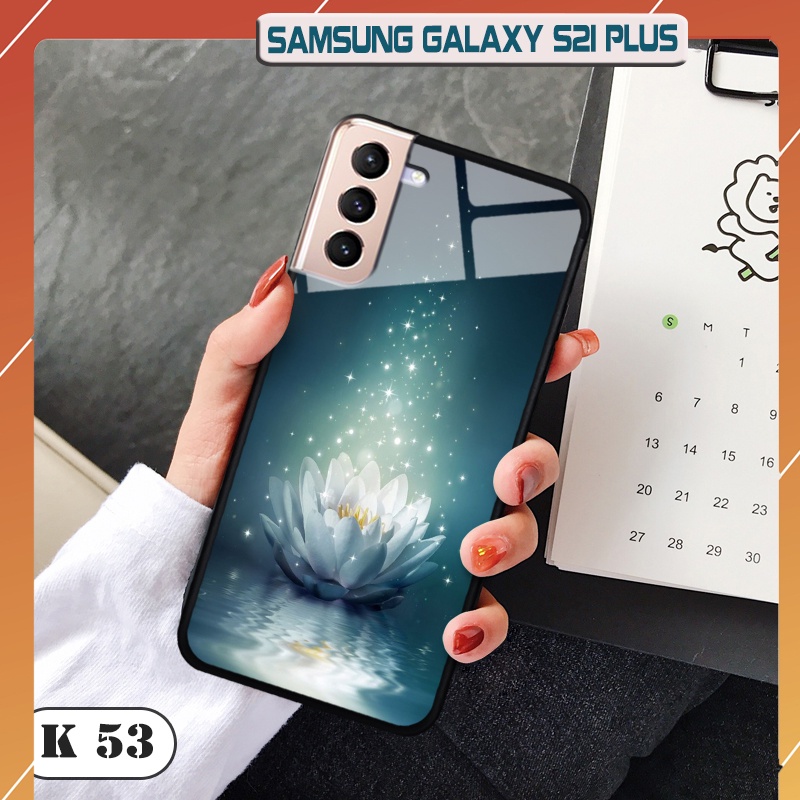 Ốp lưng kính cường lực cho điện thoại Samsung Galaxy S21 Plus