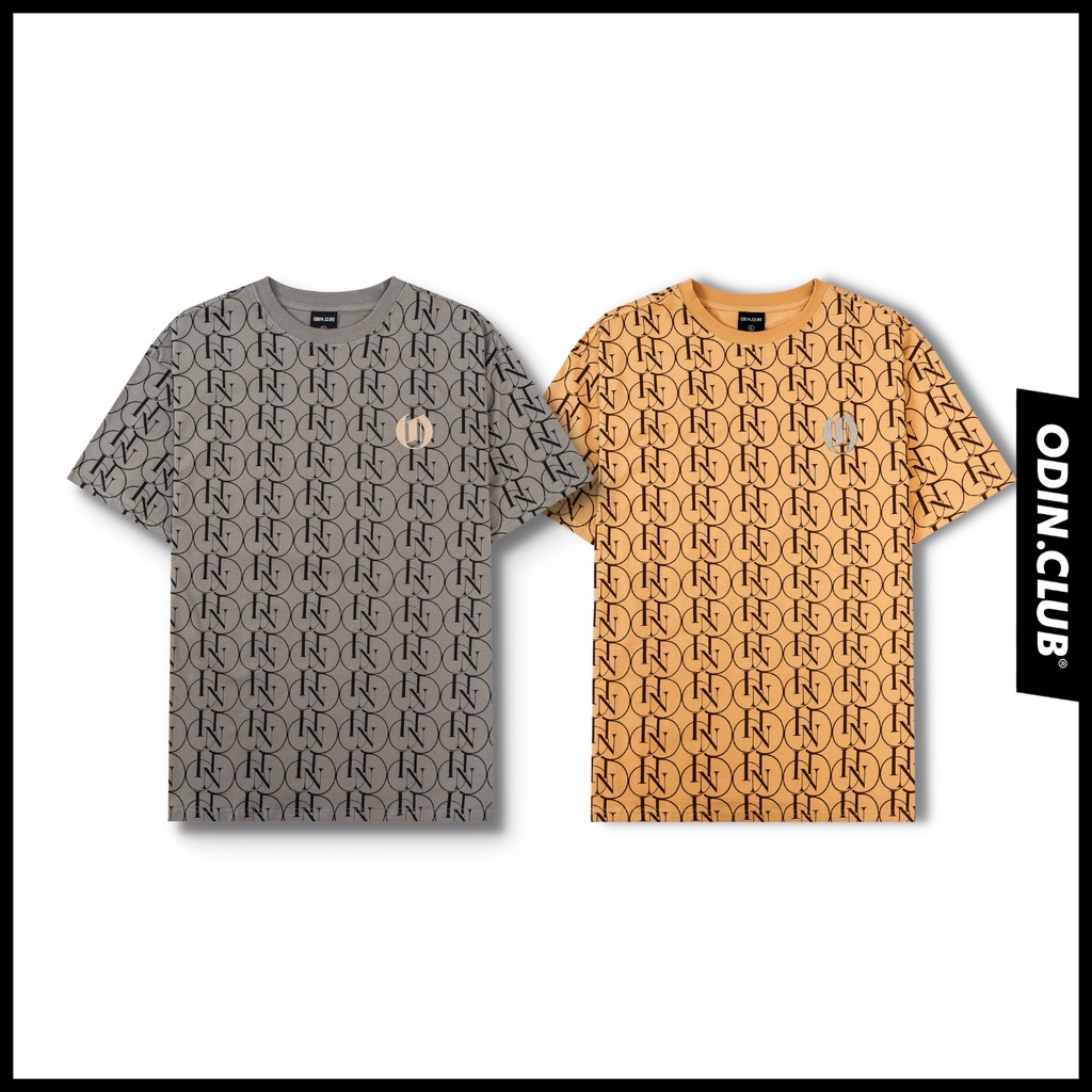 ÁO THUN ODIN OVERSIZE MONOGRAM, ÁO PHÔNG CỘC TAY DÁNG RỘNG ODIN, LOCAL BRAND ODIN CLUB