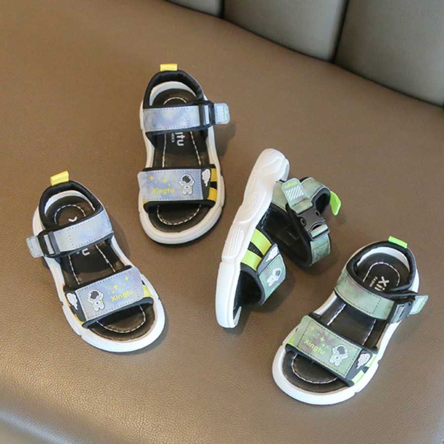 Dép bé trai trẻ em họa tiết hoạt hình bunny store, sandal bé trai phù hợp cho bé từ 2 đến 7 tuổi chống trơn trượt BN22