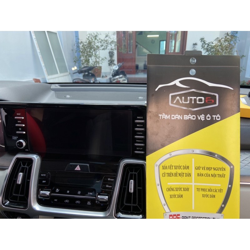 KIA SORENTO (2021 - 2022) : FILM PPF dán full bộ bảo vệ nội thất - AUTO6 - chống xước, che mờ các vết xước cũ