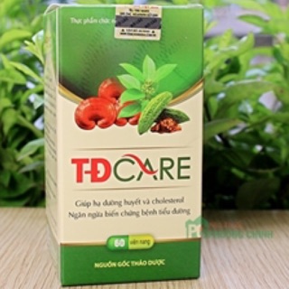 TDCare - giúp hạ đường huyết và cholesterol, hỗ trợ giảm nguy cơ biến chứng của bệnh tiểu đường