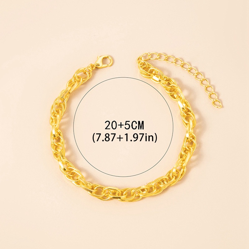 Vòng Tay Mắc Xích Phong Cách Hip Hop Thời Trang Cho Nam Và Nữ