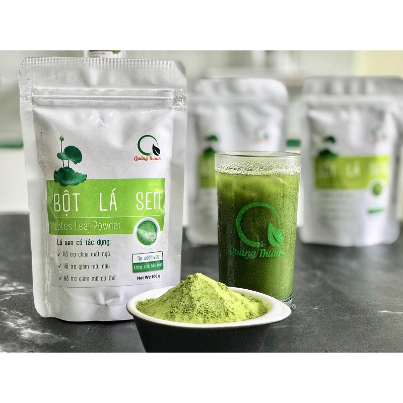 Bột Lá Sen Tươi Quảng Thanh Gói 100g