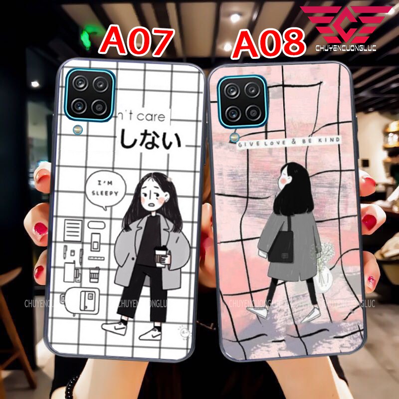 [HOT] ỐP LƯNG SAMSUNG A12 - A31 - A51 - A71 BẰNG KÍNH - IN HÌNH CÔ GÁI SIÊU ĐẸP