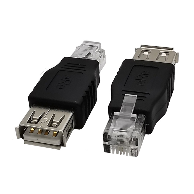 Đầu Chuyển Đổi Cổng USB 2.0 Sang RJ11 6P2C Cho Dây Cáp Mạng