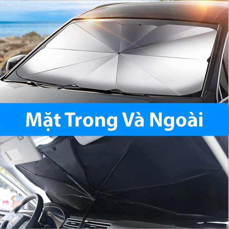 Ô Dù Cách Nhiệt Che Chắn Nắng Kính Lái Xe Dành Cho Ô Tô Xe Hơi Loại Cao Cấp Dùng Bên Trong Xe