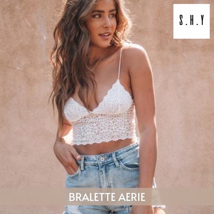 Áo Ngực Bralette AERIE 👙 Thời Trang Cá Tính Khắc Phục Hoàn Toàn Nhược Điểm Của BRA Thông Thường