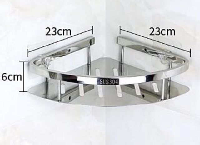Kệ góc đơn inox 304 (khoan tường) | BigBuy360 - bigbuy360.vn