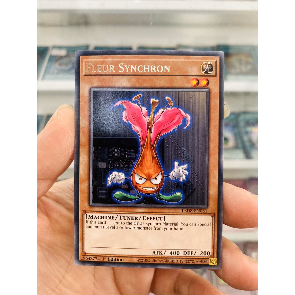 Thẻ Bài YugiOh! Mã LED8-EN031 - Fleur Synchron - Rare - 1st Edition