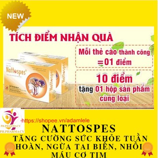 [ QUÀ TẶNG KÈM 6 TẶNG 1 ] 3 HỘP Nattospes tăng cường tuần hoàn não / natospes / nattopes