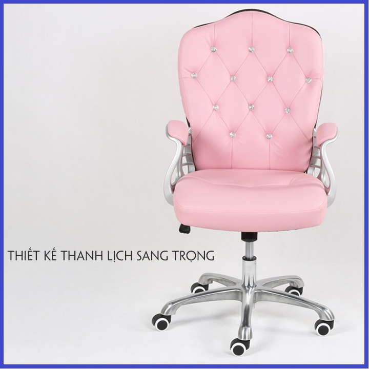 Ghế Văn Phòng, Ghế Làm Việc Phong Cách Tân Cổ Điển KT 65cm x 115cm