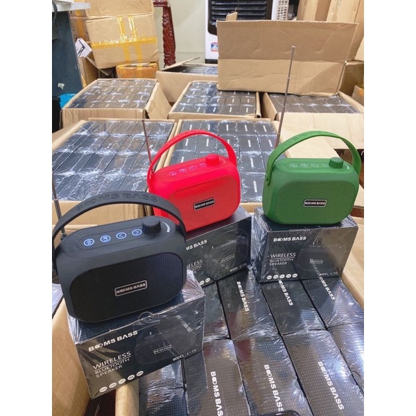 Loa bluetooth mini Cao cấp Booms Bass có quai cầm tay
