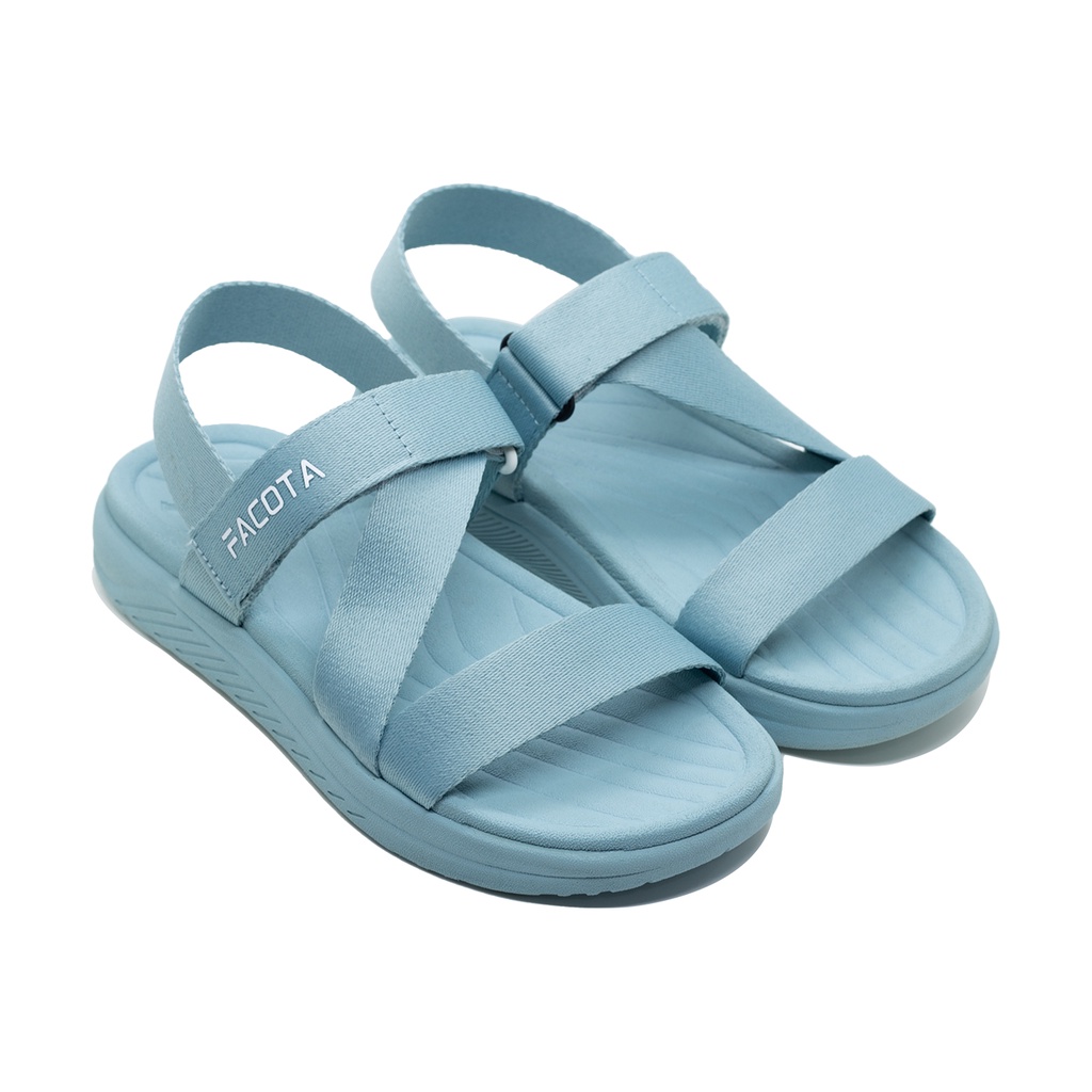 Giày sandal nữ quai dù V6 cao cấp đi học chính hãng R06 xanh ngọc