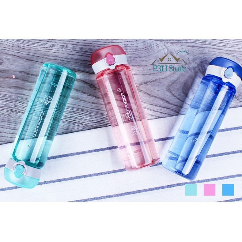Bình Đựng Nước nhựa Tritan Lock&amp;Lock One Touch Bottle 500ml ABF645