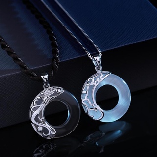 Vòng cổ mặt trăng và mặt trời cá tính cho cặp đôi