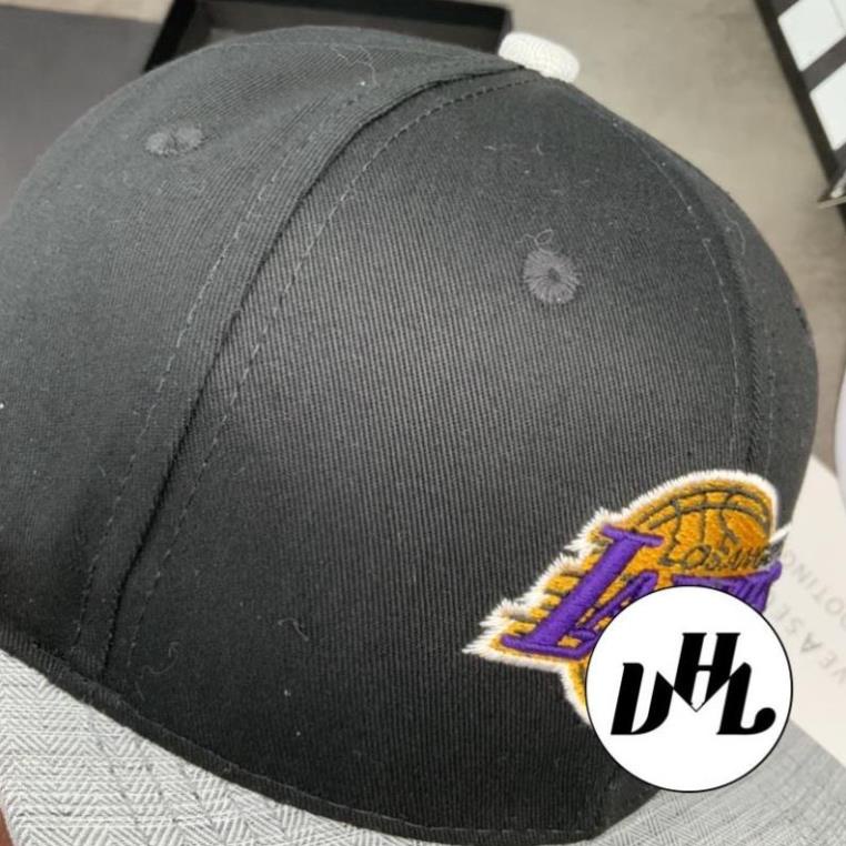 Mũ Snapback Hiphop Thêu LAKERS Bóng Rổ Thời Trang Thể Thao Nam Nữ