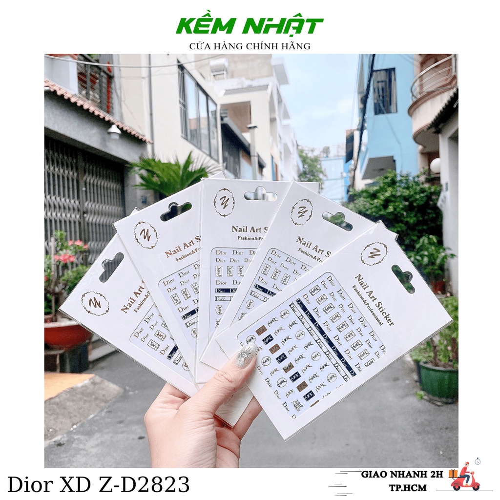 Sticker Dán Móng Thương Hiệu Hot Nhiều Mẫu 2022
