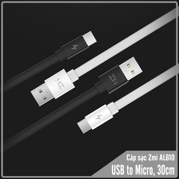 Cáp sạc ZMI USB to Micro AL610 dài 30cm