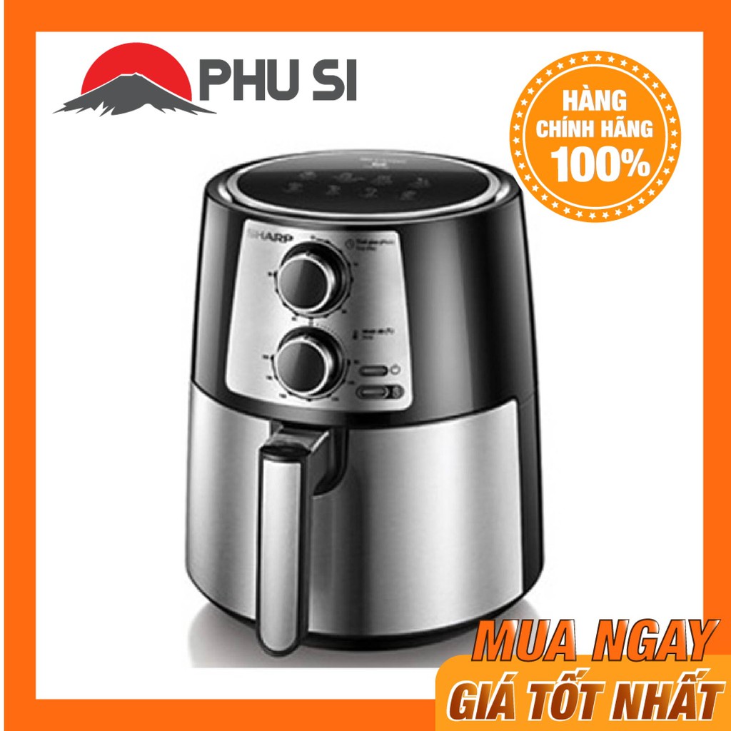 [Mã ELMS5 giảm 7% đơn 300K] Nồi chiên không dầu Sharp KF-AF42MV-ST 4.2 lít