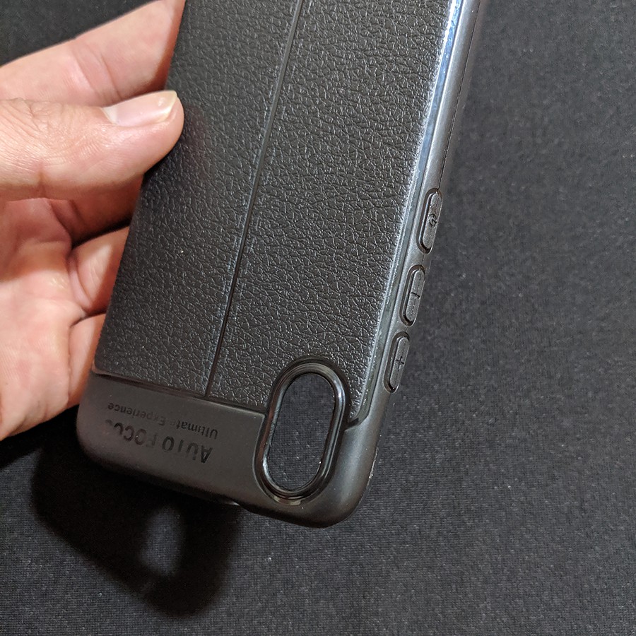Bộ ốp lưng giả da kính cường lực Xiaomi Redmi 7A