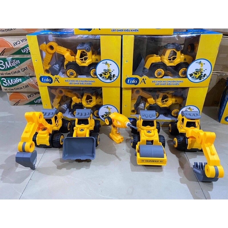 Đồ chơi xe lắp ráp và điều khiển - hkm enfa