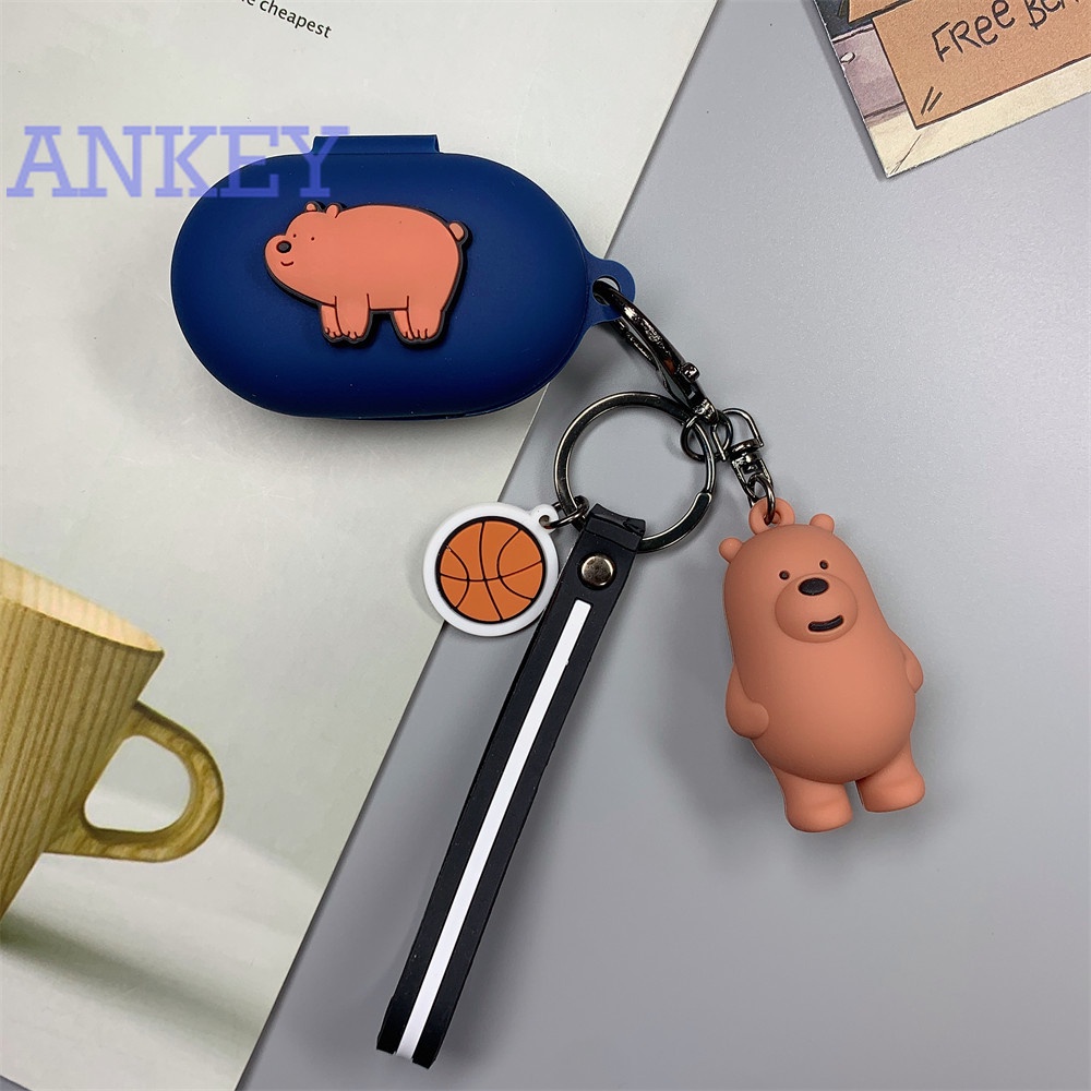 Sony WF-C700N Case Earphone C700N Silicone Bear Panda Cartoon Earbuds Waterproof Case Soft Protective Cover