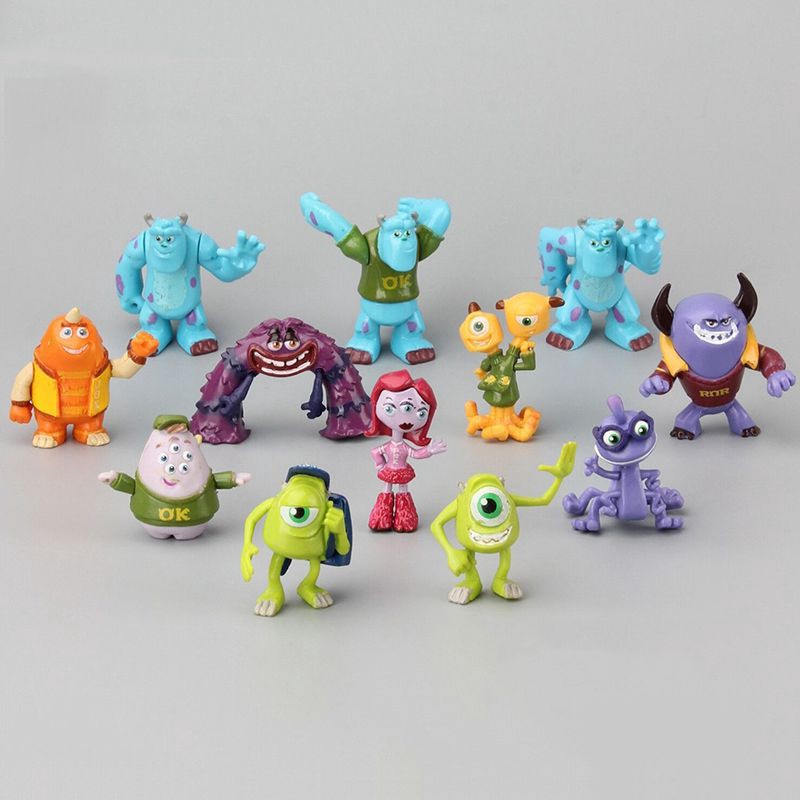 Set 12 Mô Hình Nhân Vật Phim Trường Học Quái Vật