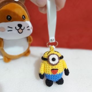 Móc khóa - thú len handmade - minions