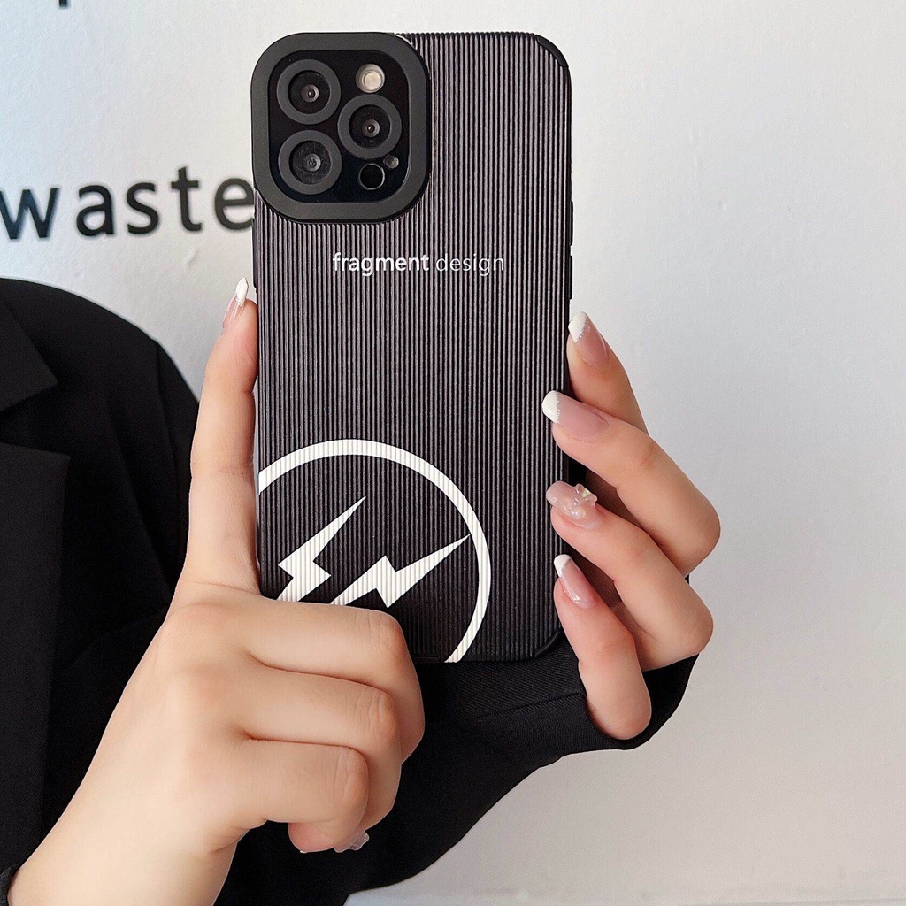 Sang Trọng Ốp Điện Thoại Da In logo Bu Lông Cho iphone 13 Pro Max i13 13pro 11 Pro Max i11 X XR Xs Max 7plus 8plus 12Pro 12 Pro Max