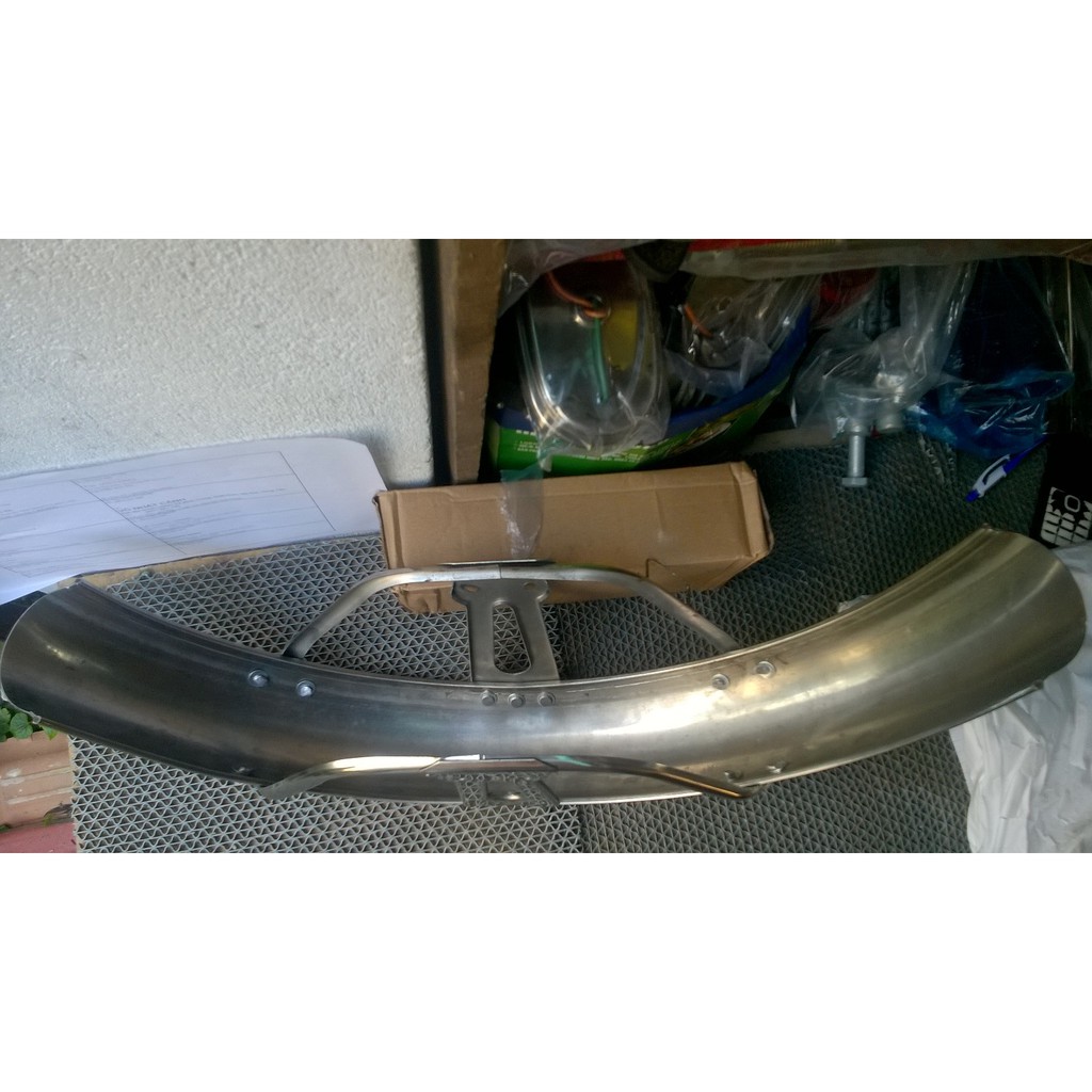 Dè trước honda 68-cl bằng inox