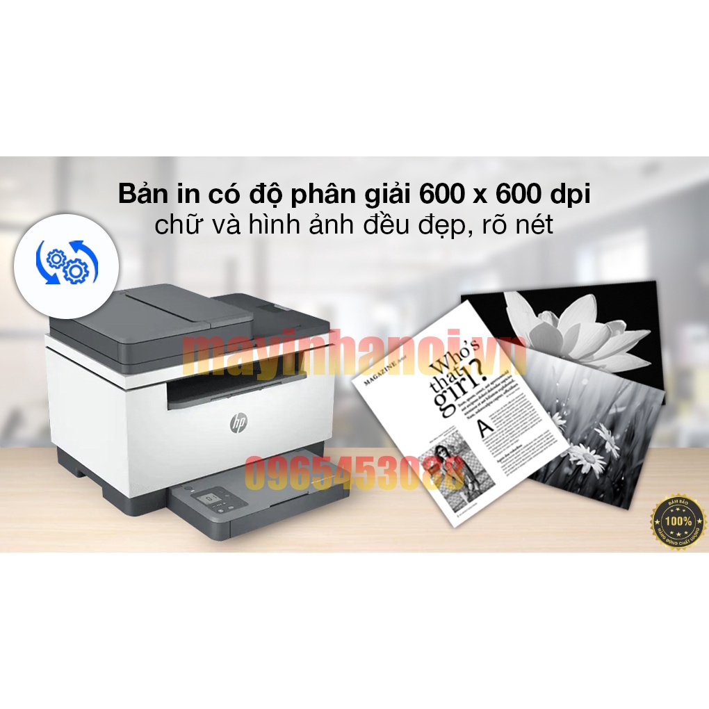 Máy in Laser trắng đen đa năng HP LaserJet 236SDW  in 2 mặt, Scan ADF, có wifi, bảo hành chính hãng 1 năm