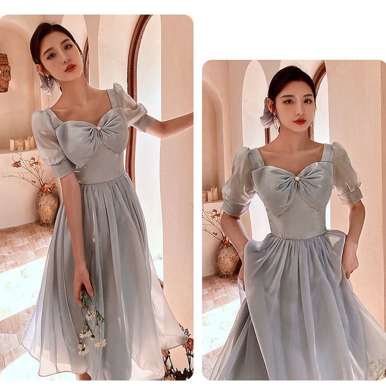 Đầm Phù Dâu Dáng Ôm Thiết Kế Mới Trẻ Trung Xinh Xắn