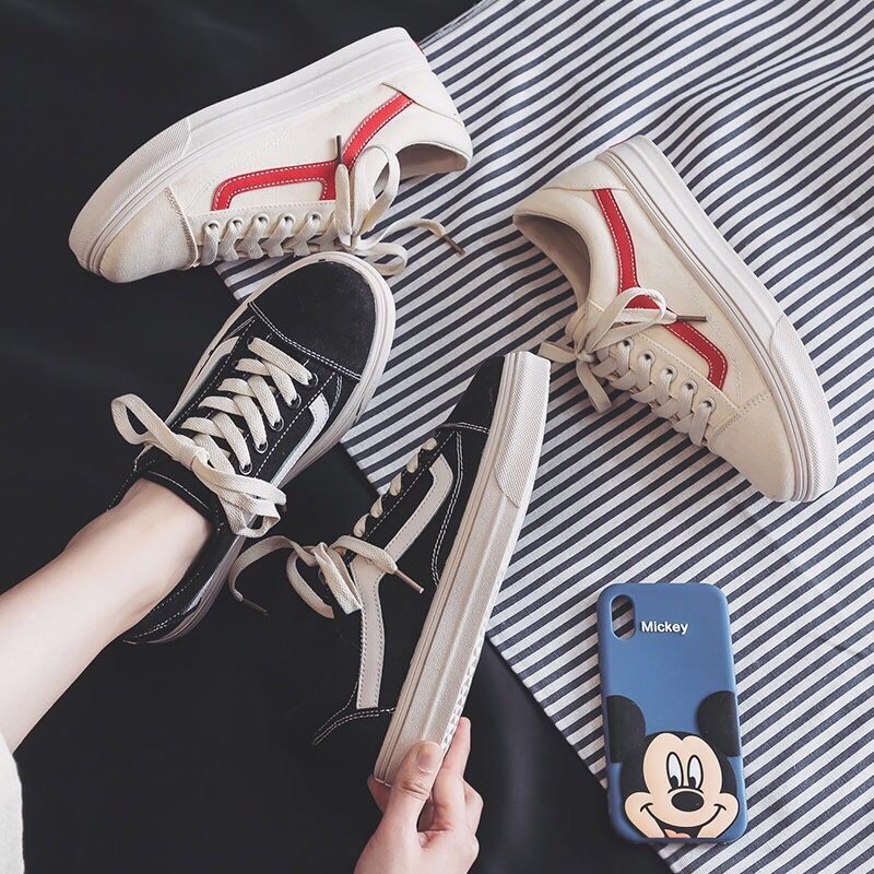 Giày Thể Thao Vải Canvas VANS Thời Trang Năng Động Cho Nữ