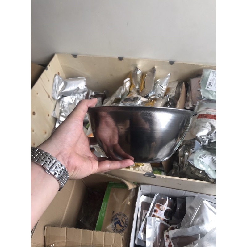 Bát Inox Đựng Nước Rửa Mặt Cho Spa, TMV Size 22cm