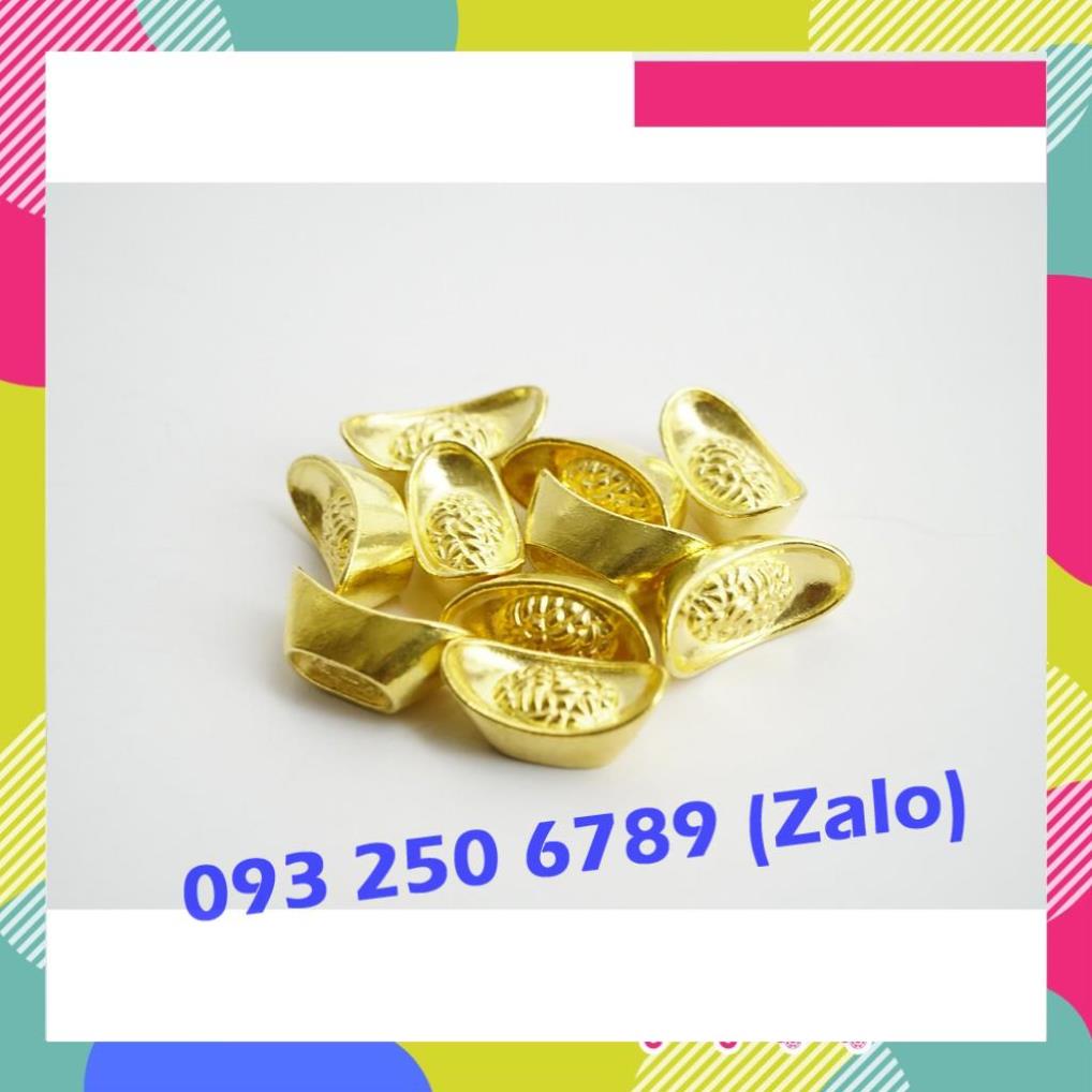 [SẴN HÀNG] Thỏi vàng Thần Tài đồng mạ vàng tài lộc giàu có - Nhiều size đặt bàn thờ Thần Tài